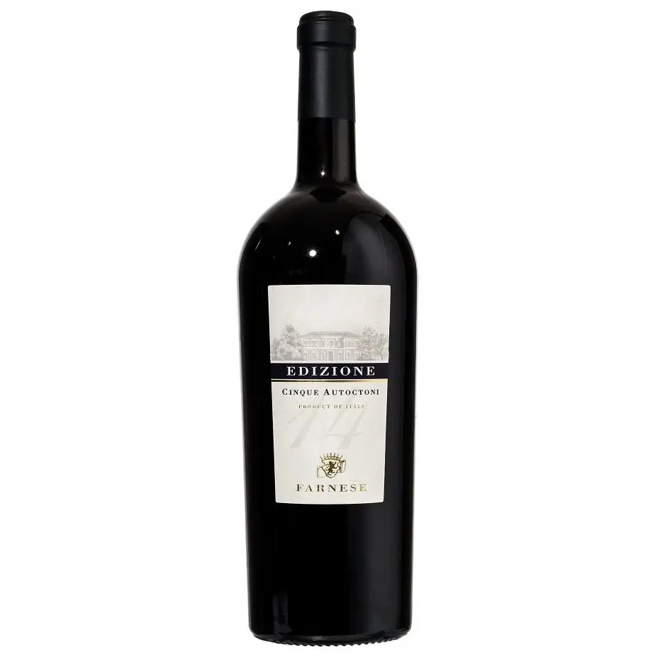 Вино Fantini Edizione 18 Cinque Autoctoni, красное, полусухое, 14,5%, 1,5 л - фото 2