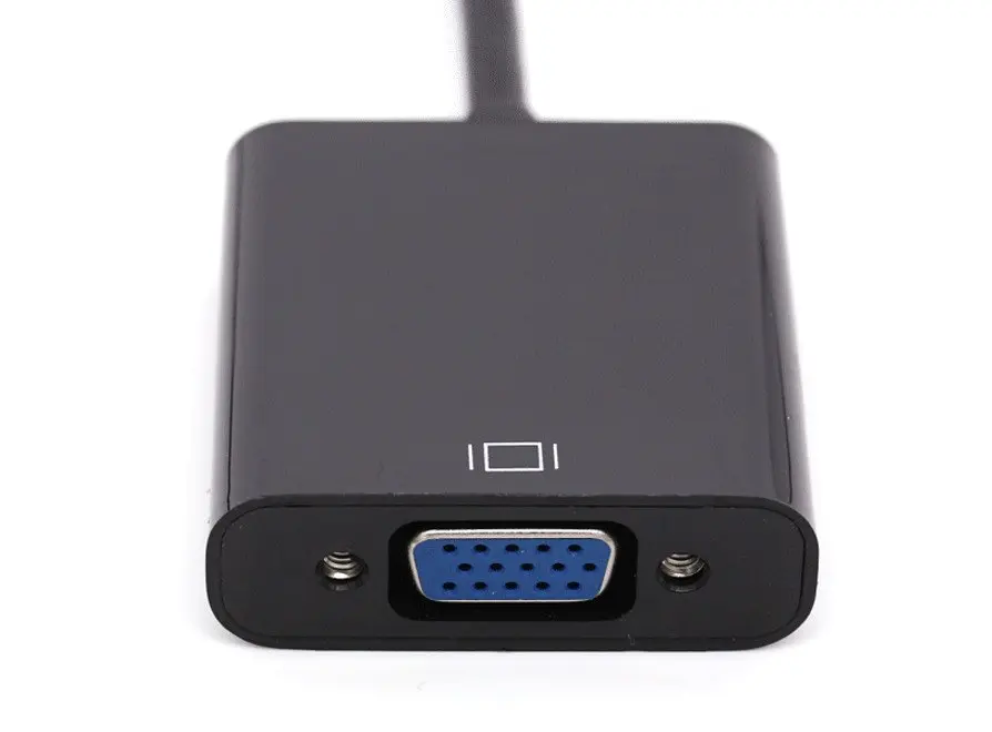 Перехідник HDMI M -> VGA F (з аудіо інтерфейсом), кабель 20см. OEM - фото 5