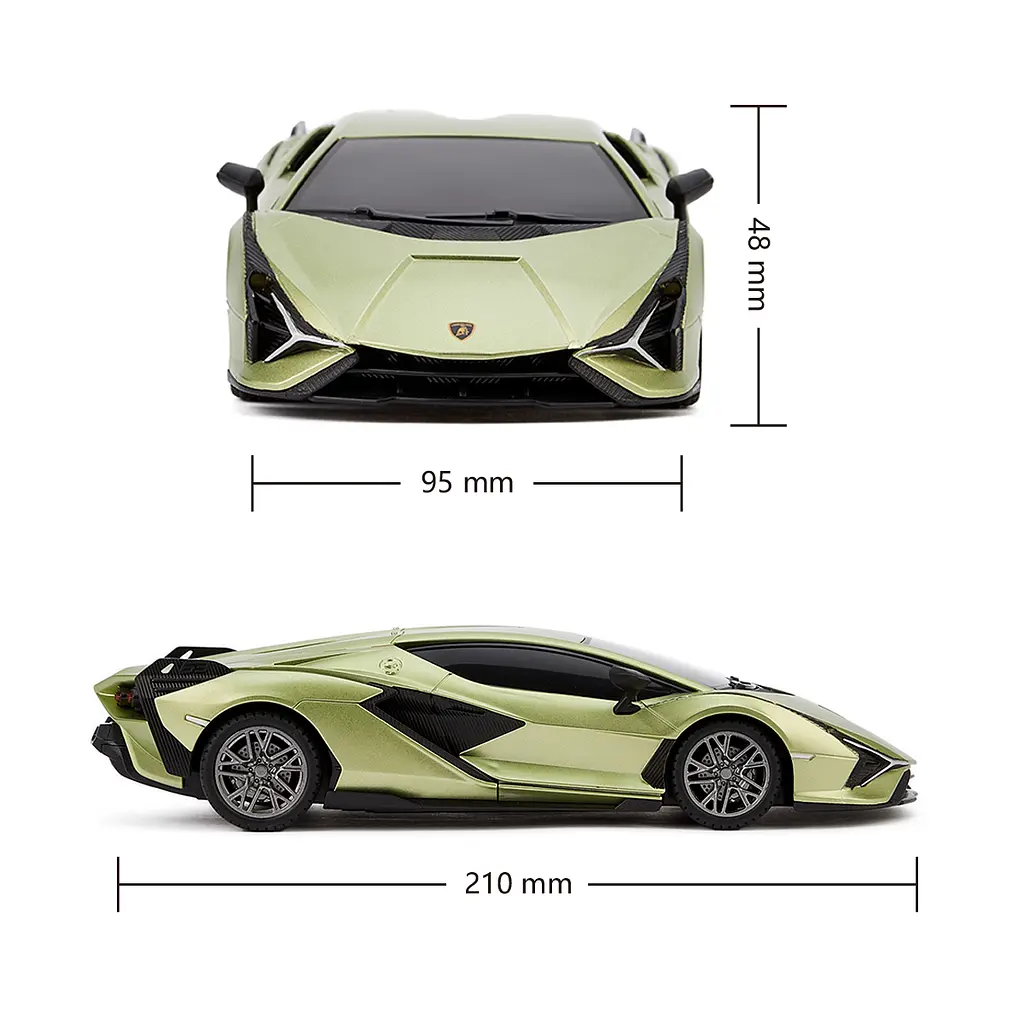 Автомобіль KS Drive на р/к Lamborghini Sian 1:24, 2.4Ghz зелений (124GLSG) - фото 6