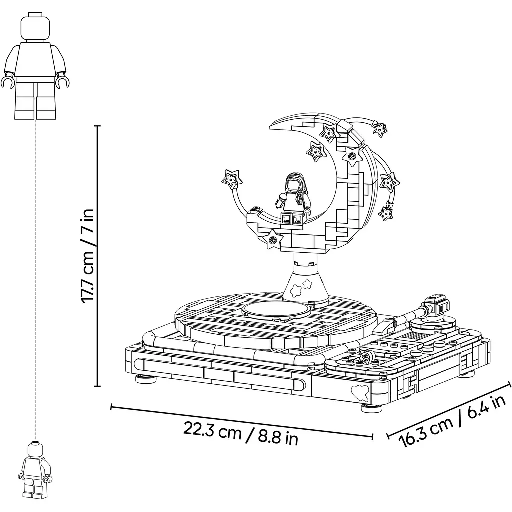 Конструктор LEGO Editions Music Місяць на концерті Олівії Родріґо 670 ел. (43029) - фото 14