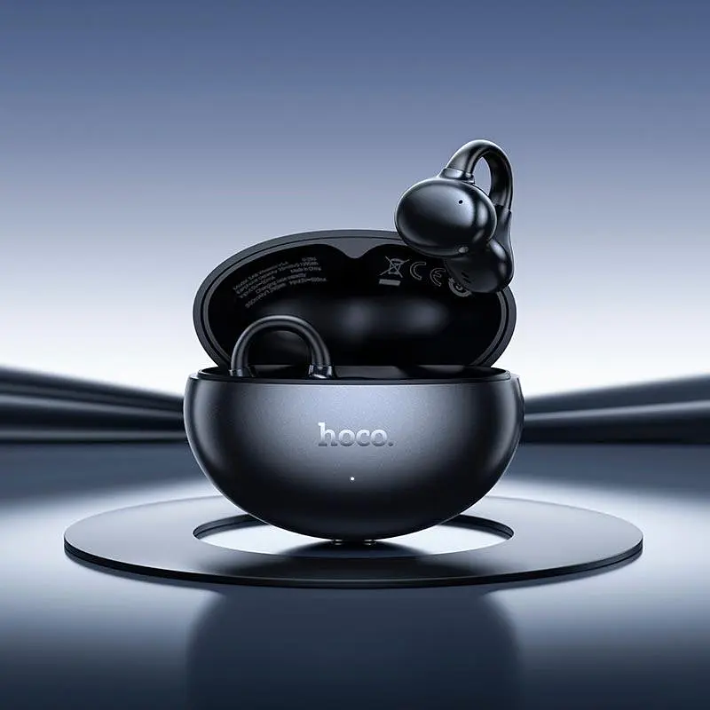 Навушники бездротові - кліпси HOCO EA8 Warm sound true wireless BT 5.4 (з додатком App) до 6 годин чорні - фото 2