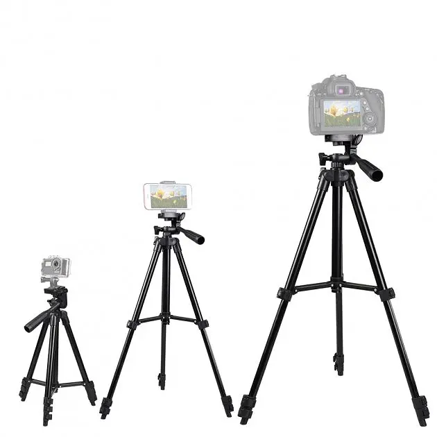 Штатив металевий універсальний для телефону та фотоапарата Tripod 3120 портативний трипод 0,35-1.02м - фото 5