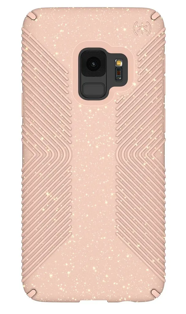 Протиударний чохол-бампер Speck Presidio Grip Samsung Galaxy S9 (5.8") Pink Glitter