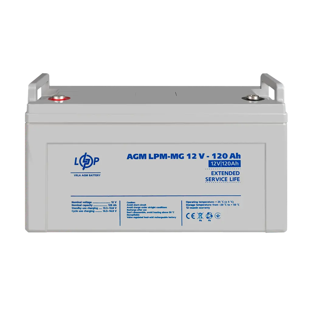 Акумулятор мультигелевий LPM-MG 12V - 120 Ah - фото 2