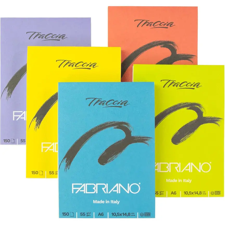 Блок бумаги для графики и каллиграфии Fabriano Traccia 55 г/м2 150 листов - фото 3