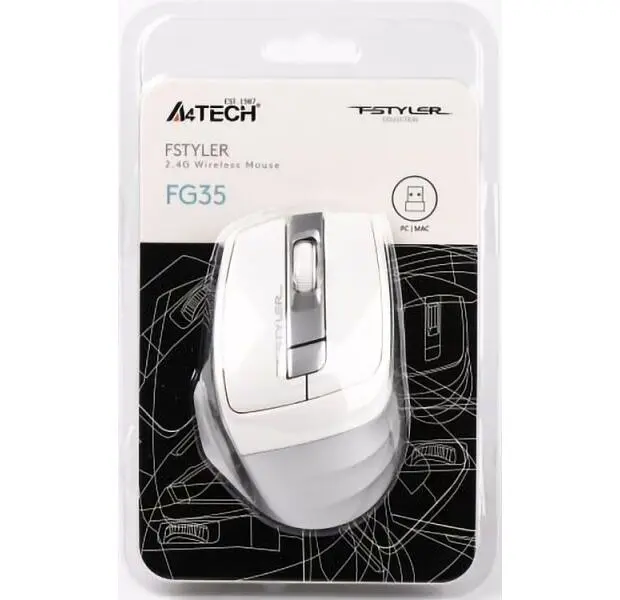 Мышь A4Tech Fstyler FG35 Silver - фото 5