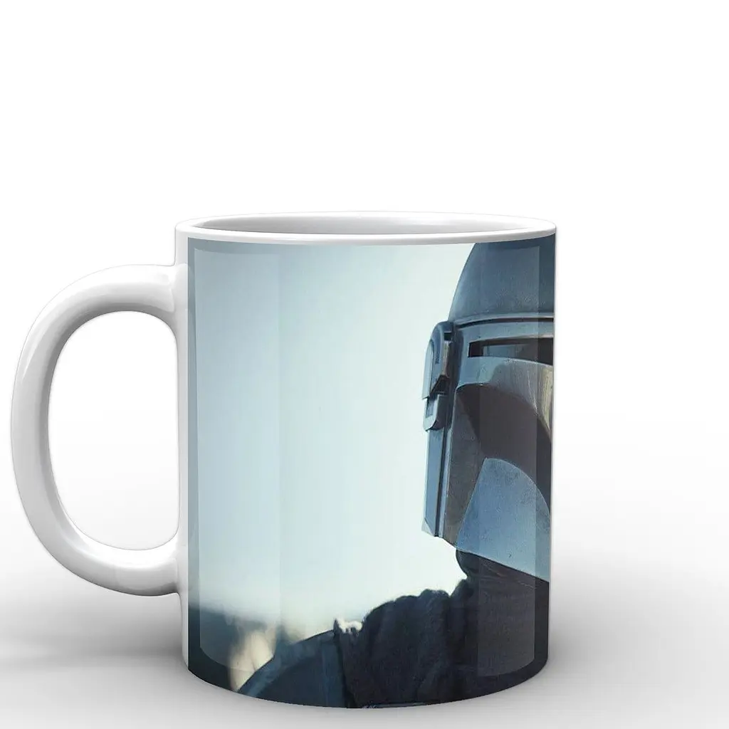 Кружка GeekLand Звездные войны Мандалорец Мандалорец Star Wars The Mandalorian TM.04.19 330 мл белая - фото 3