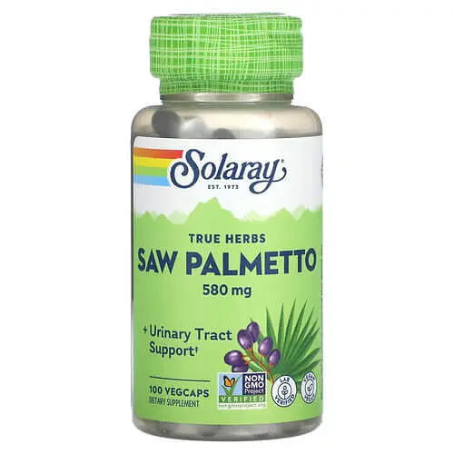 Со Пальметто Saw Palmetto 580 mg 100 капсул Solaray vit0004921