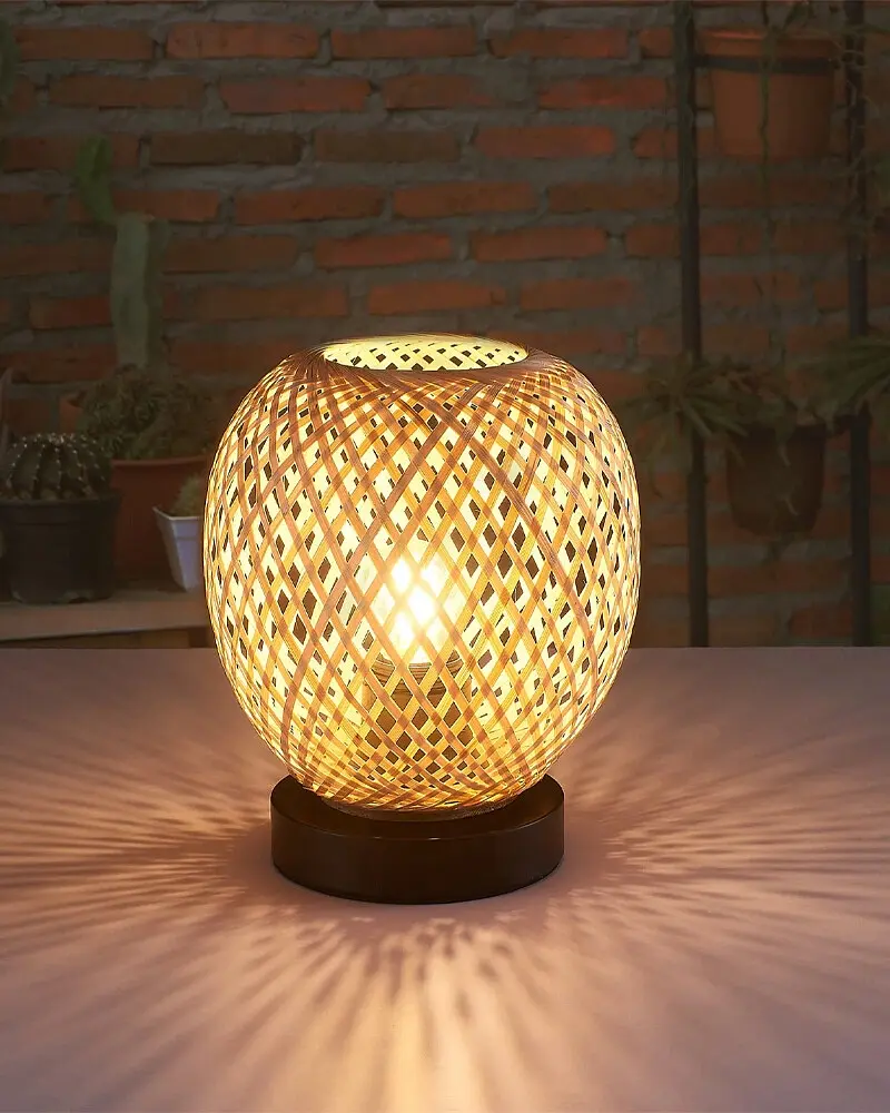 Настільна лампа Goldlux 329202 Zanzibar E27 1x20W IP20 бежева - фото 3