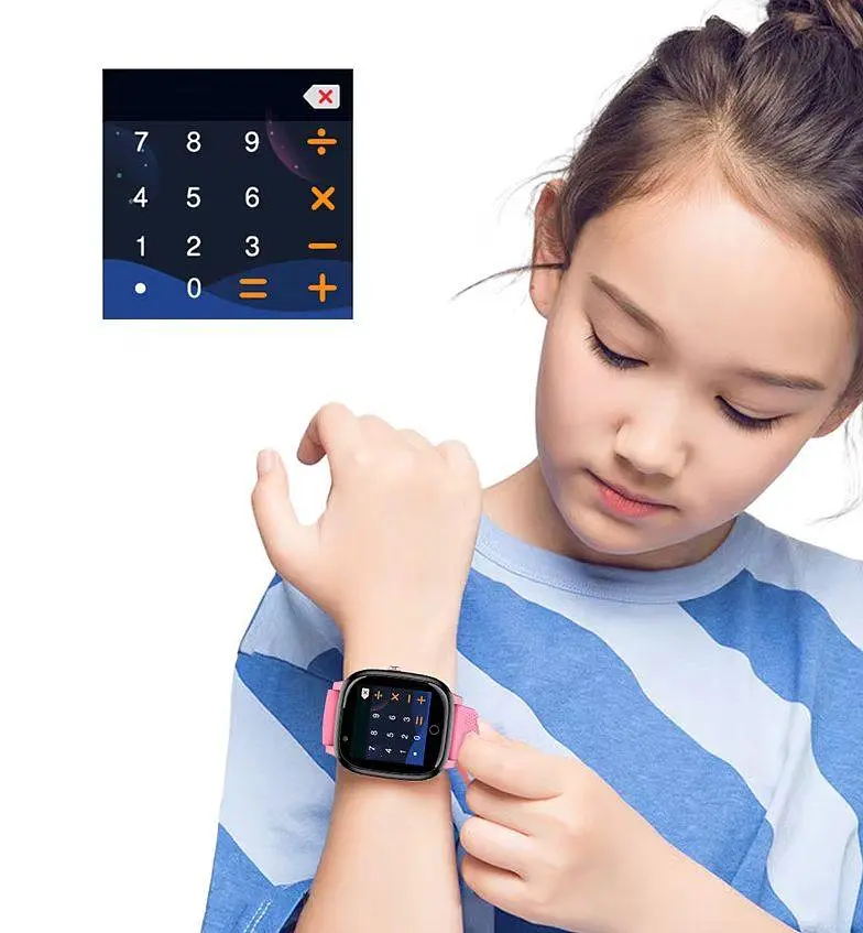 Годинник телефон для дітей Lemfo HW16 з GPS трекером, 4G LTE, SIM-картою, відеодзвінком, камерою, прослуховуванням, геолокацією, Wi-Fi та кнопкою SOS Синій - фото 7