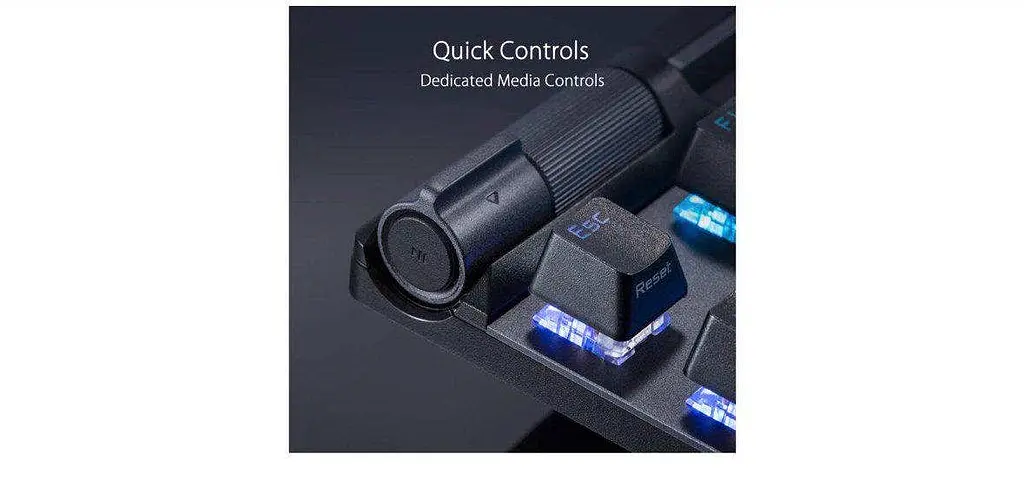 Клавиатура Asus ROG Strix Flare II LED 104key NX Red USB (90MP02D6-BKUA01) - фото 11