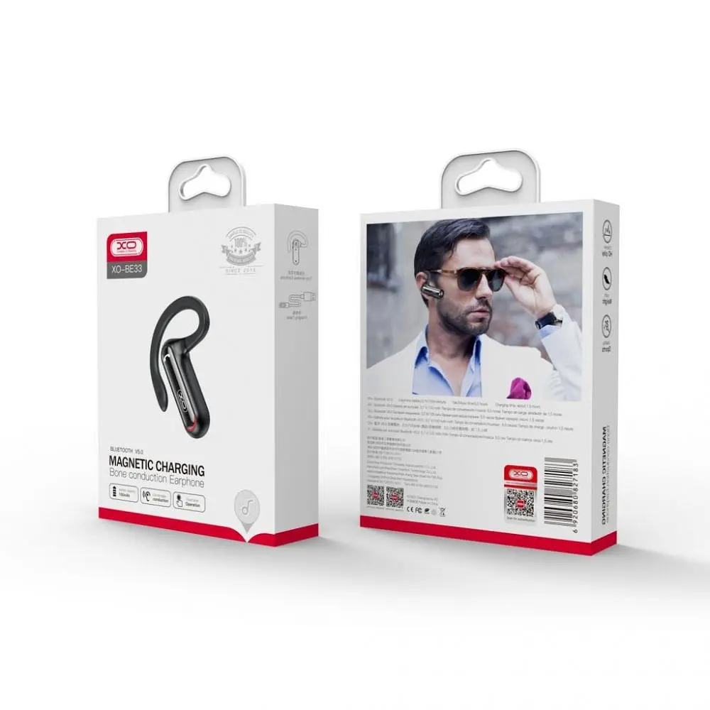 Беспроводная Bluetooth гарнитура XO BE33 Black - фото 5