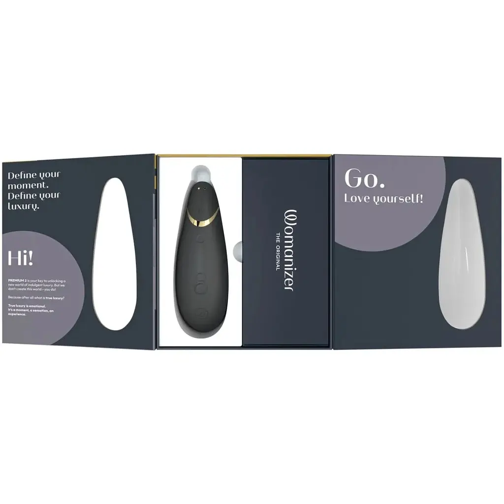 Вакуумний стимулятор Womanizer Premium 2 - Black - фото 7