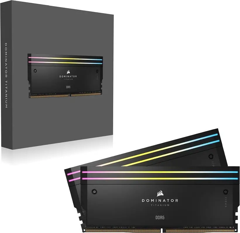 Оперативна пам'ять Corsair 32GB (2x16GB) DDR5 7200MHz Dominator Titanium RGB (CMP32GX5M2X7200C34) - фото 9