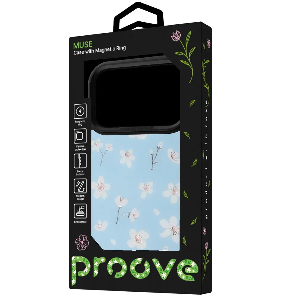 Чохол Proove Muse Fleur Case with Magnetic Ring iPhone 17 Pro/18 Pro, в асортименті - фото 3