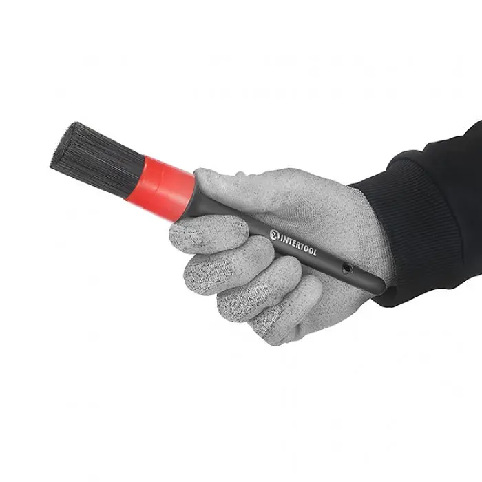 Набір пензлів, 5 шт., для детейлінгу та хімчистки Intertool AT-0100 - фото 4