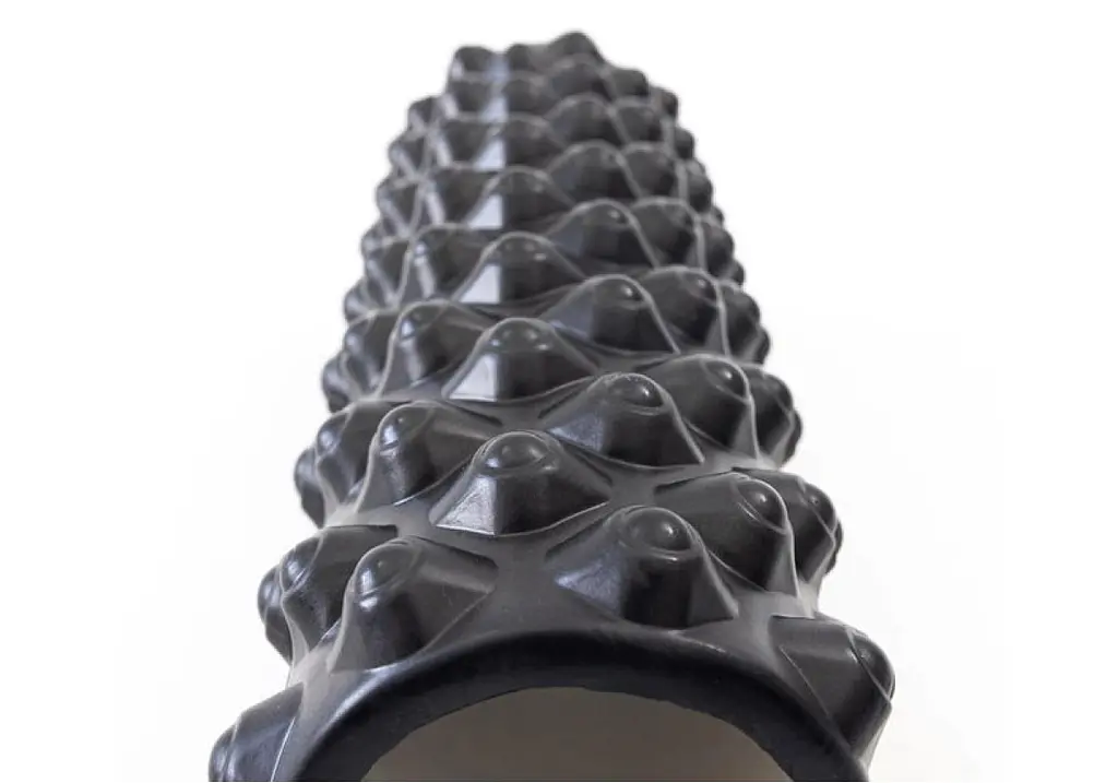 Массажный ролик EasyFit Grid Roller Extreme 45 см Черный (EF-2051-BK) - фото 2