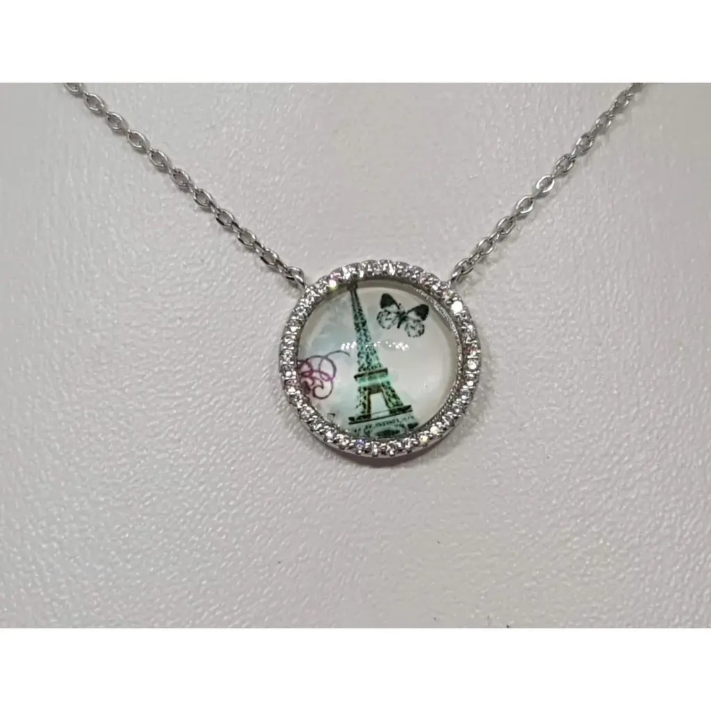 Срібне кольє Діама з фіанітами. Артикул 530111240495 - фото 2