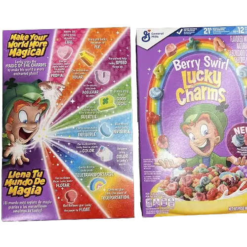 Сухий сніданок Lucky Charms Berry Swirl з маршмелоу, 308г - фото 3