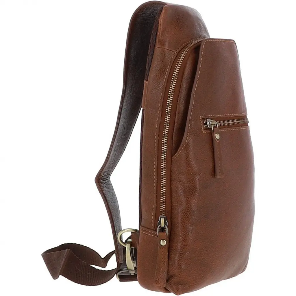 Сумка Ashwood M53 Cognac - фото 4