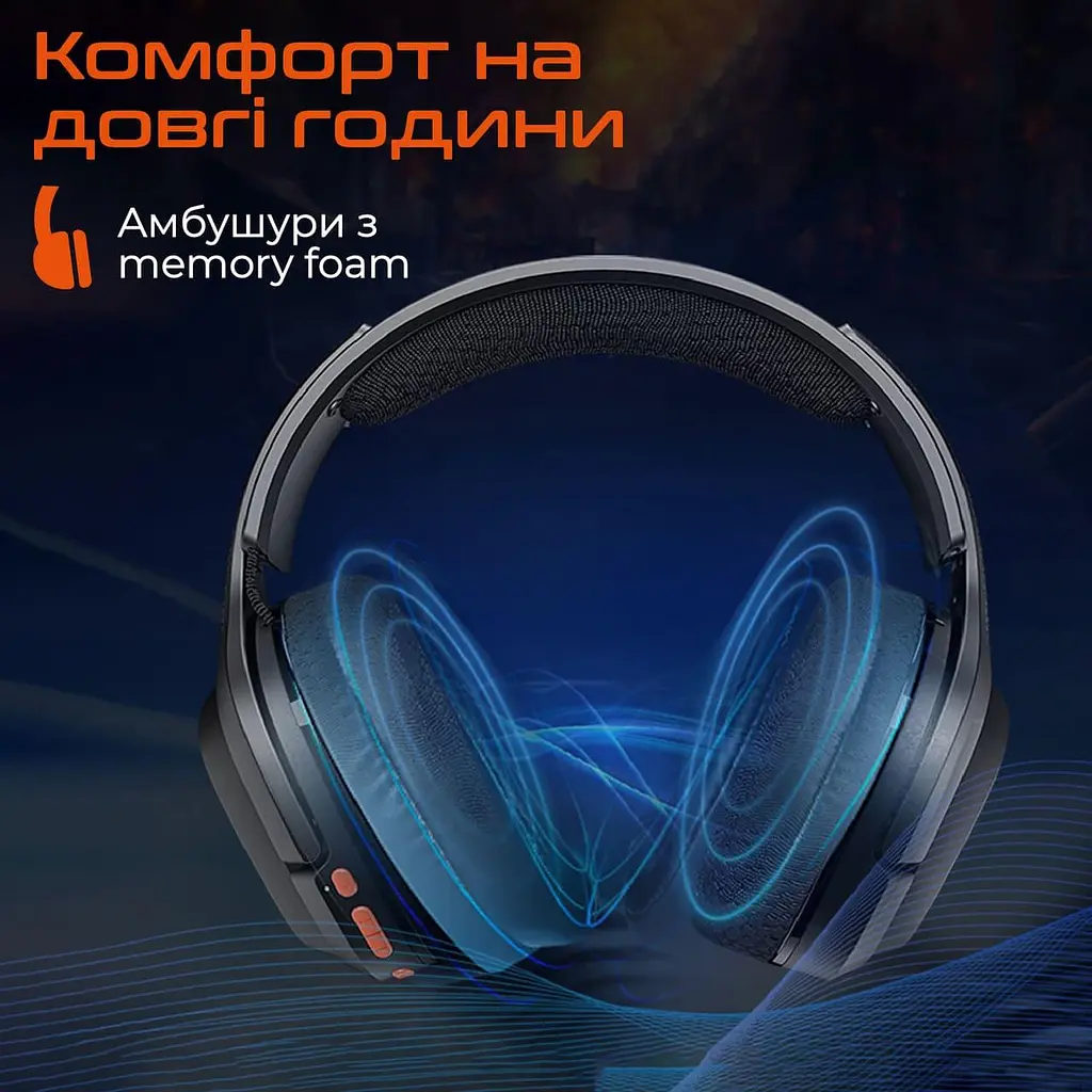 Ігрова гарнітура Meetion MT-BTH012-A (MT-BTH012-A) - фото 7