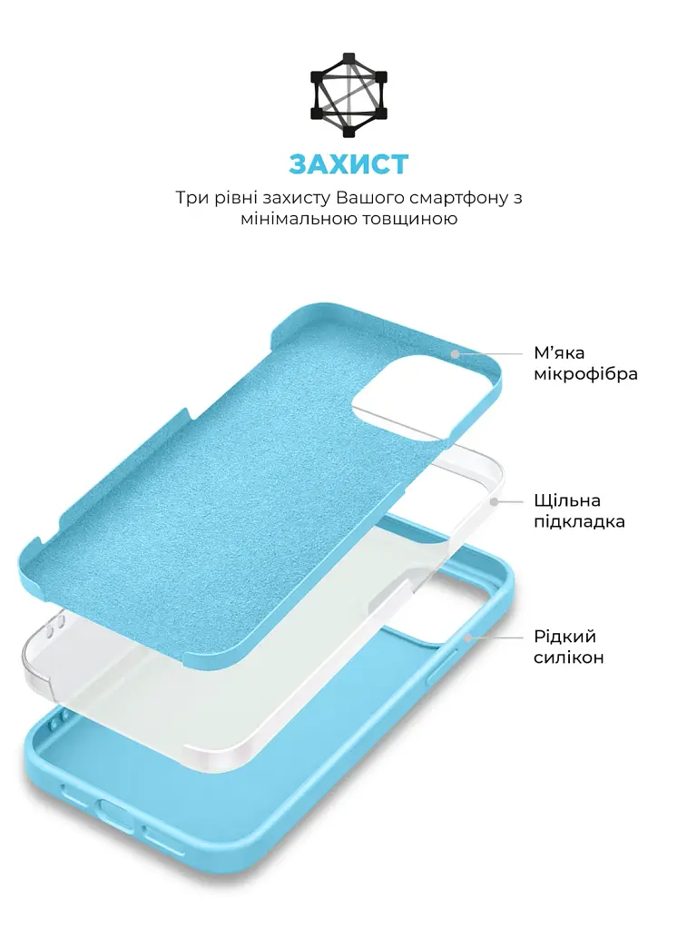 Чохол ArmorStandart ICON2 MagSafe для Apple iPhone 14 Pro Sky - фото 6