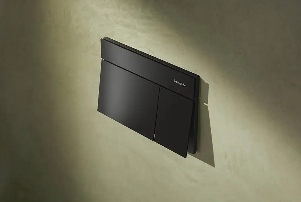 Кнопка змиву для інсталяції Hansgrohe iFrame Element E матовий чорний 66003670 - фото 2