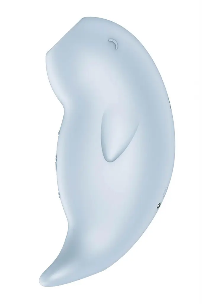 Вакуумный стимулятор клитора с вибрацией Satisfyer Seal You Soon голубой - фото 4