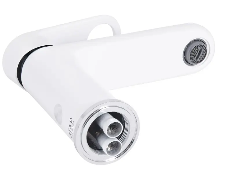 Смеситель для раковины Qtap Jay, Chrome/White (k35) QTJAY270CRW45551 - фото 2