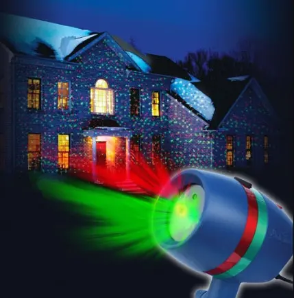 Лазерний проектор Star Shower Motion Laser Light (для будинку і вулиці) Blue - фото 7