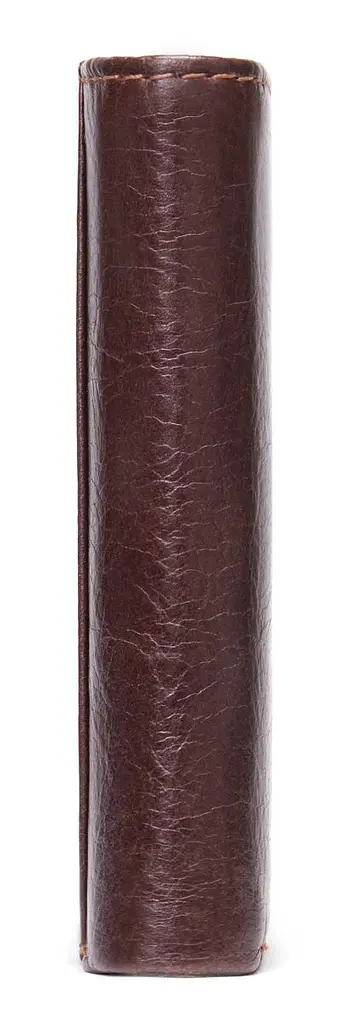 Чоловіче портмоне mini глянсове 20245 Vintage коричневе - фото 2