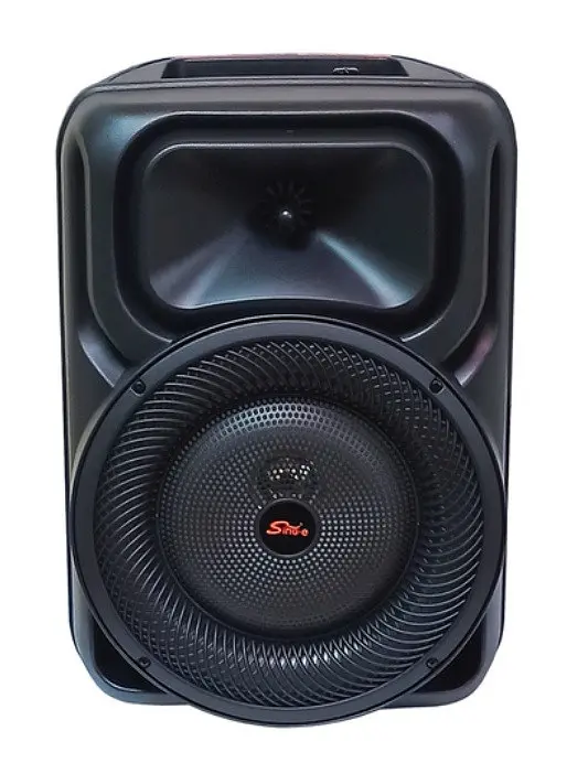 Портативна колонка Sing-e ZQS8147  з  мікрофонам та пультом Акустична система RGB підсвічування Чорний  200 Вт - фото 3