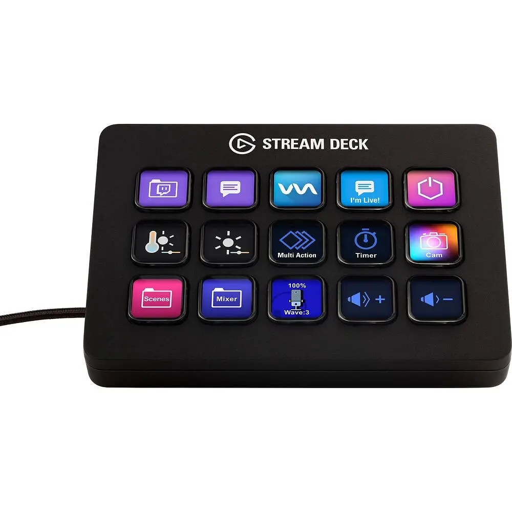 Контролер для стримінгу Elgato Stream Deck MK.2 Black (10GBA9901) [94535] - фото 3