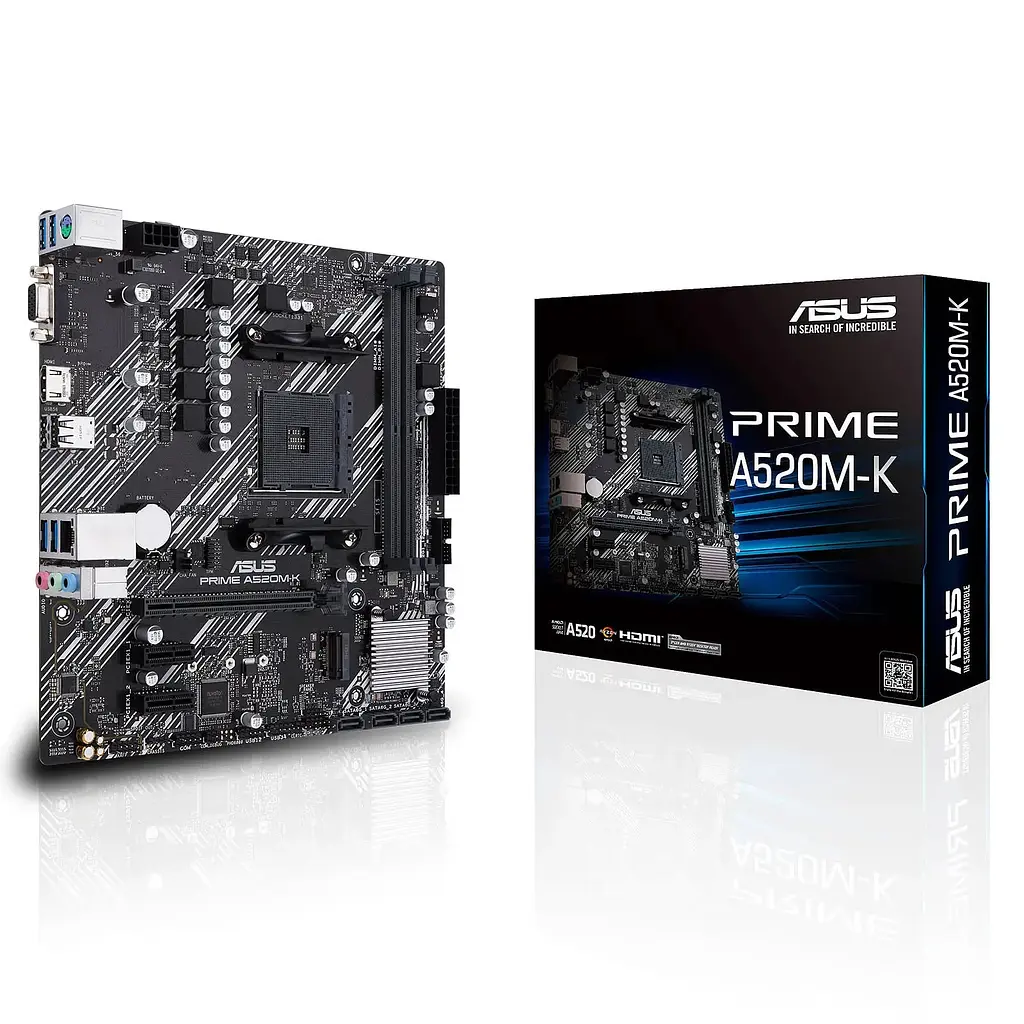 Материнская плата PRIME A520M-K sAM4 A520 2xDDR4 HDMI D-Sub mATX Asus teh0018955 - фото 4