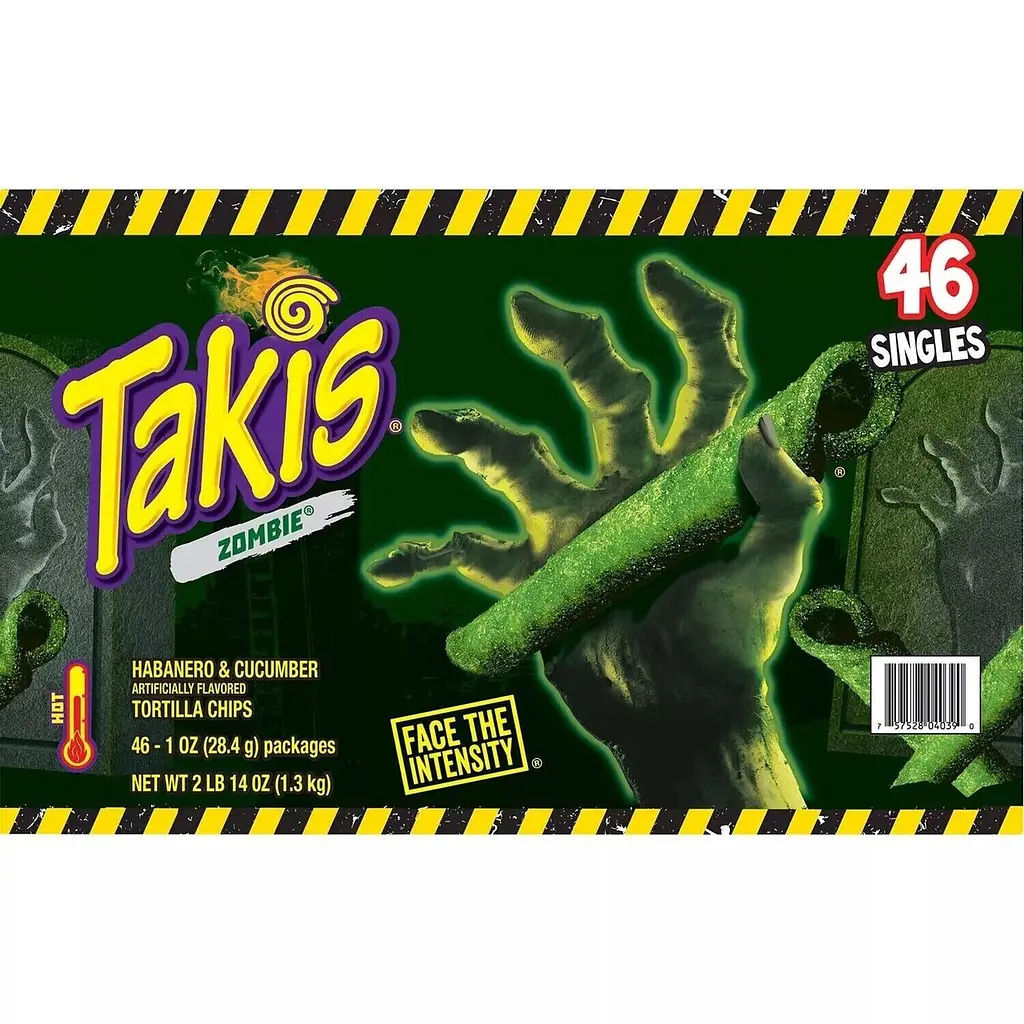 Чіпси Takis Rolls Zombie Habanero & Cucumber Tortilla Chips 28.4 g - фото 2