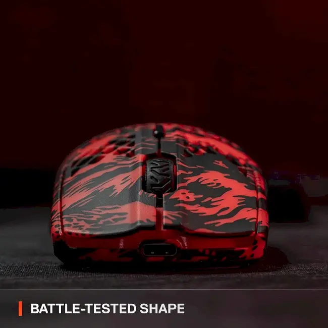 Миша комп'ютерна SteelSeries Aerox 3 Wireless Faze Clan Edition Red Black (62609) - фото 7