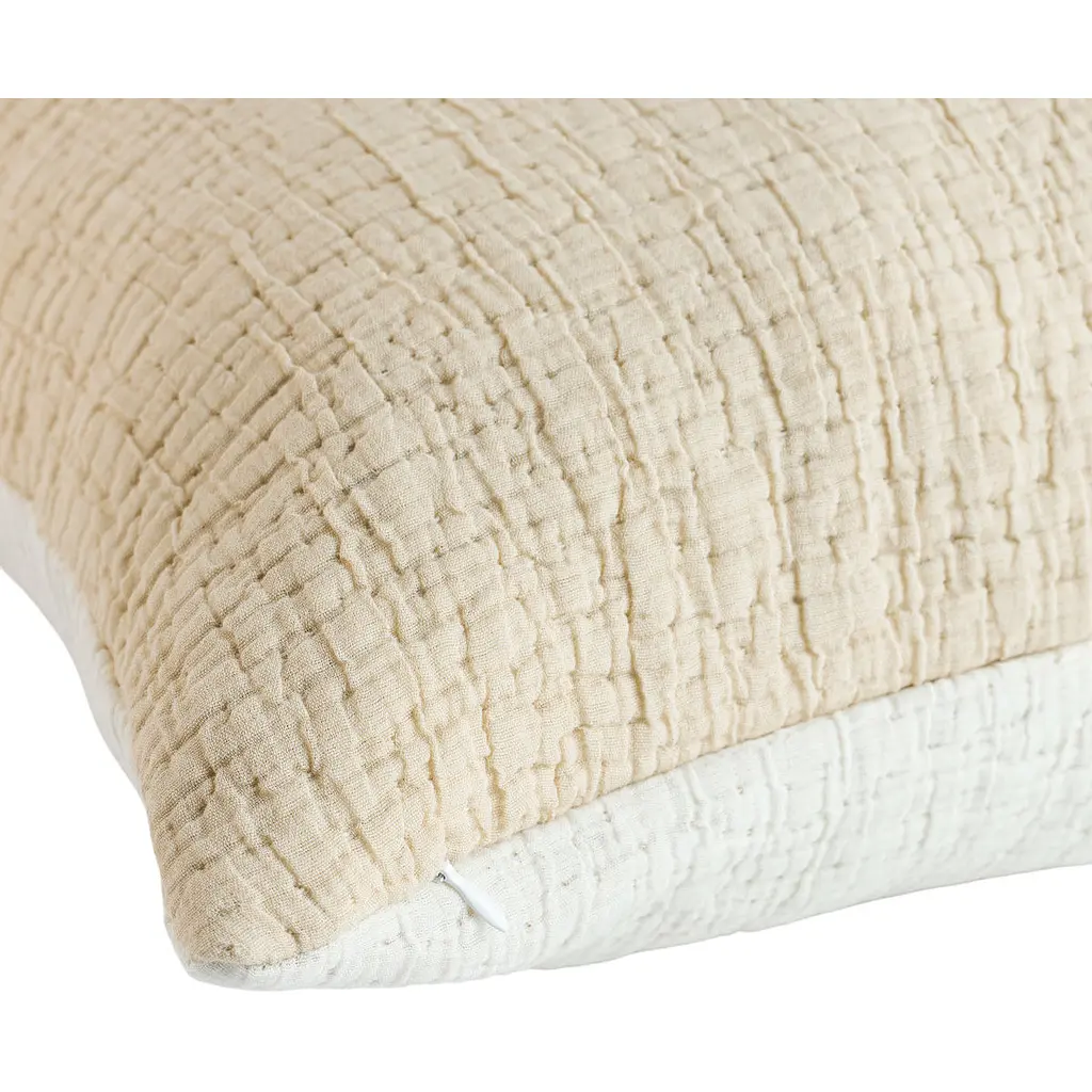 Наволочка МВМ My Home (MVM) Дзен айворі/бежевий 50 x 50 см (BL-P-13 IVORY/BEIGE) - фото 3