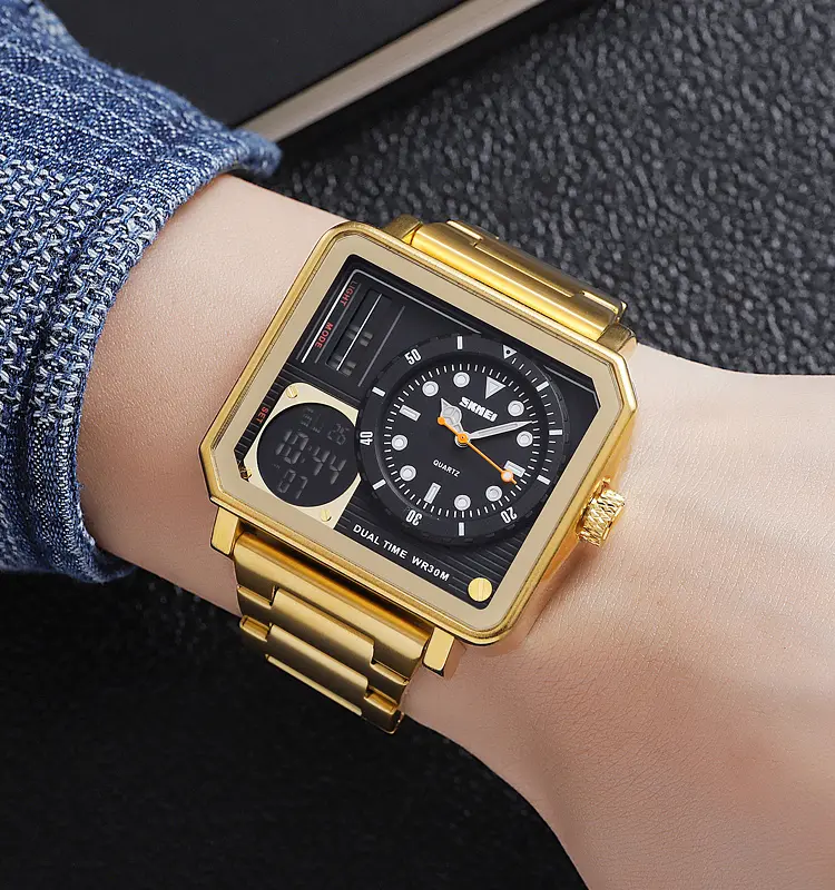 Наручний годинник чоловічий 2025GD Gold Skmei acs0030378 - фото 3