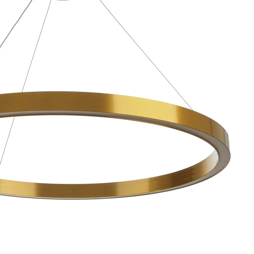 Світильник стельовий Brille підвісний лофт для спальні світлодіодний BR-929S/63W WW 80" G - фото 4