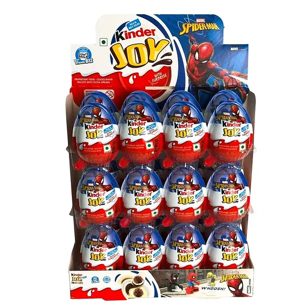 Комплект Кіндер Джой Людина-павук Kinder Joy Marvel Spiderman 3 шт  - фото 4