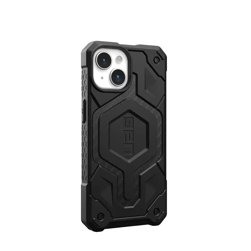 Чохол-накладка Urban Armor Gear Monarch Pro Magsafe для Apple iPhone 15 Carbon Fiber (114219114242) - фото 3