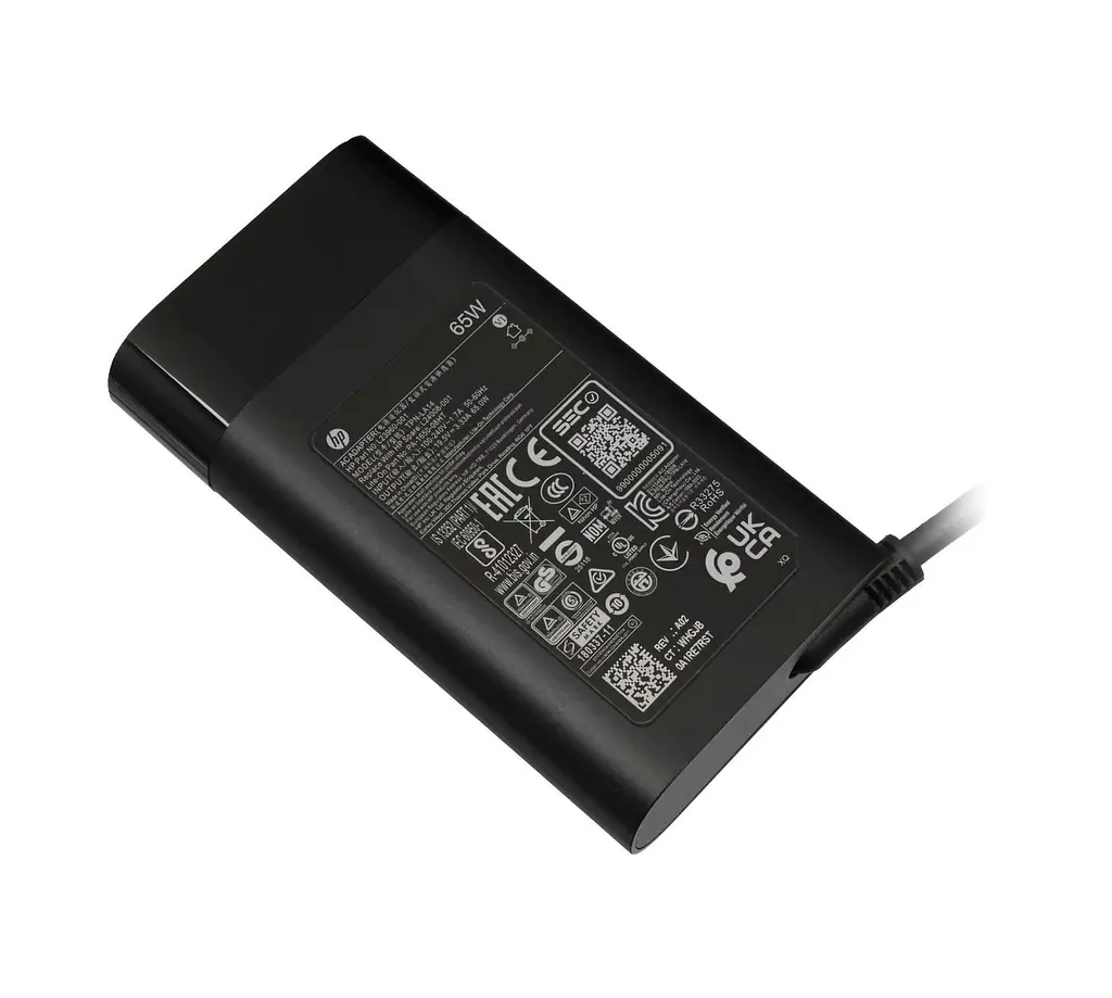 Блок живлення (зарядка) для ноутбука HP 65W (19.5V 3.33A 4.5x3.0мм) TPN-DA14 тонкий конектор, 65W, 3.33A, 4.5ммx3.0мм - фото 3