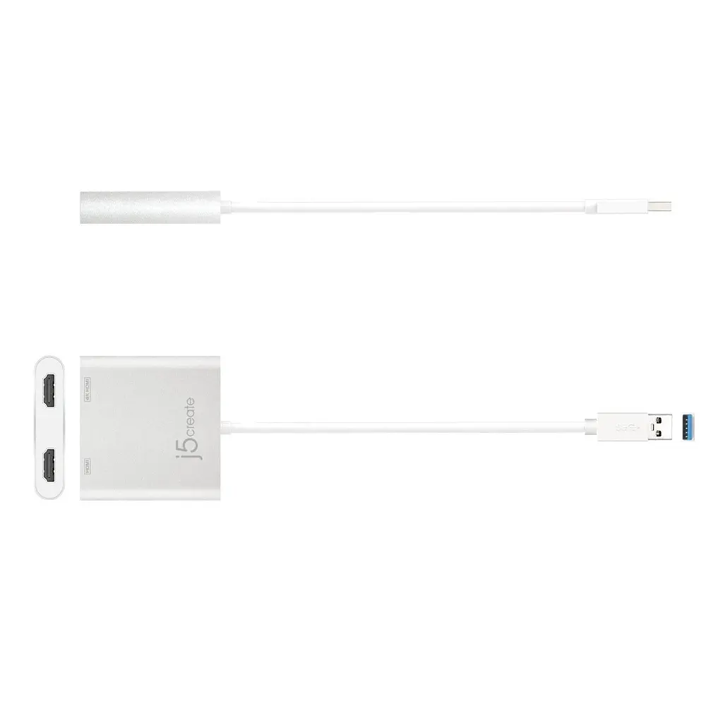 USB-хаб j5create JUA365-N USB-A на 2xHDMI (JUA365-N) - фото 3