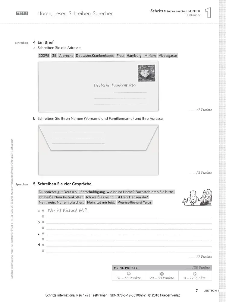 Schritte international Neu 1+2, Testtrainer + CD - фото 6