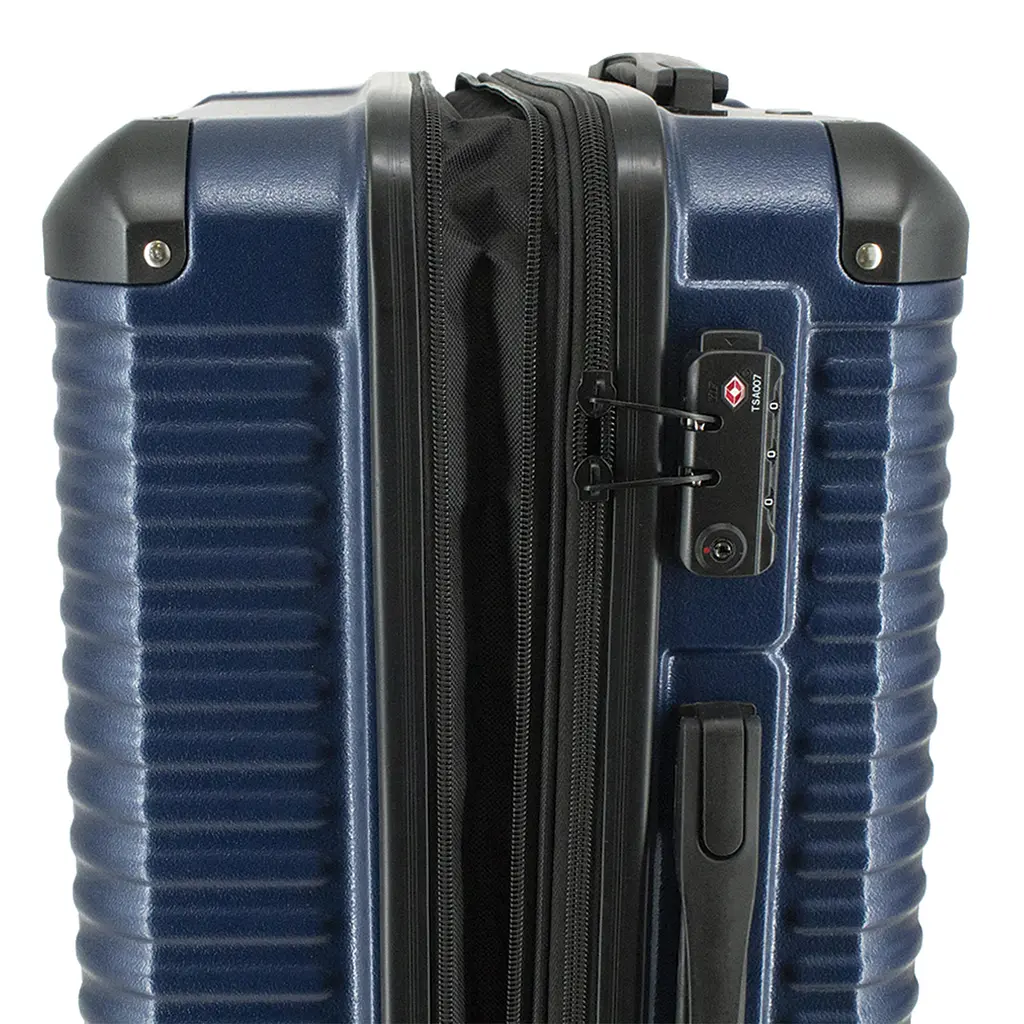Валіза середня Swissbrand Paris (M) Polycarbonate/ABS-Plastic Navy (SWB_LHPAR603M) - фото 2