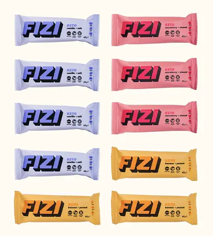 Батончики Кето, KETO Protein Bar — 10 × 45 г Keto Box - фото 2