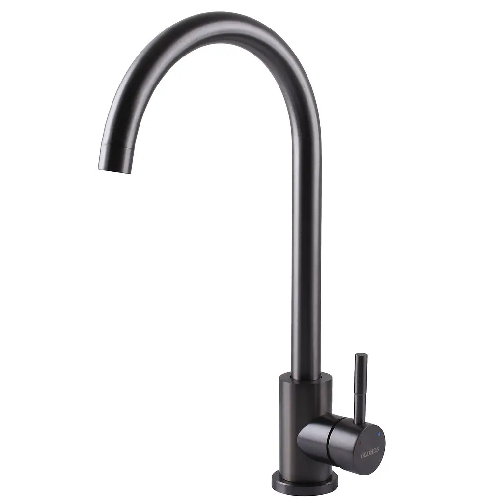 Смеситель для кухни Globus Lux Alpen SBT1-203S-GP Графит - фото 1
