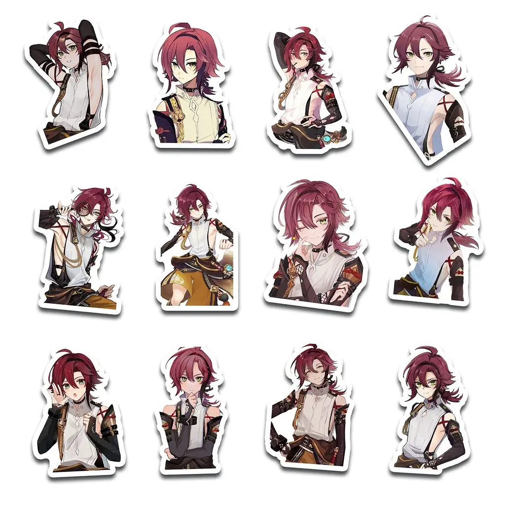 Стикерпак GeekLand Genshin Impact Shikanoin 45 штук (SP GI SH 01) - фото 3