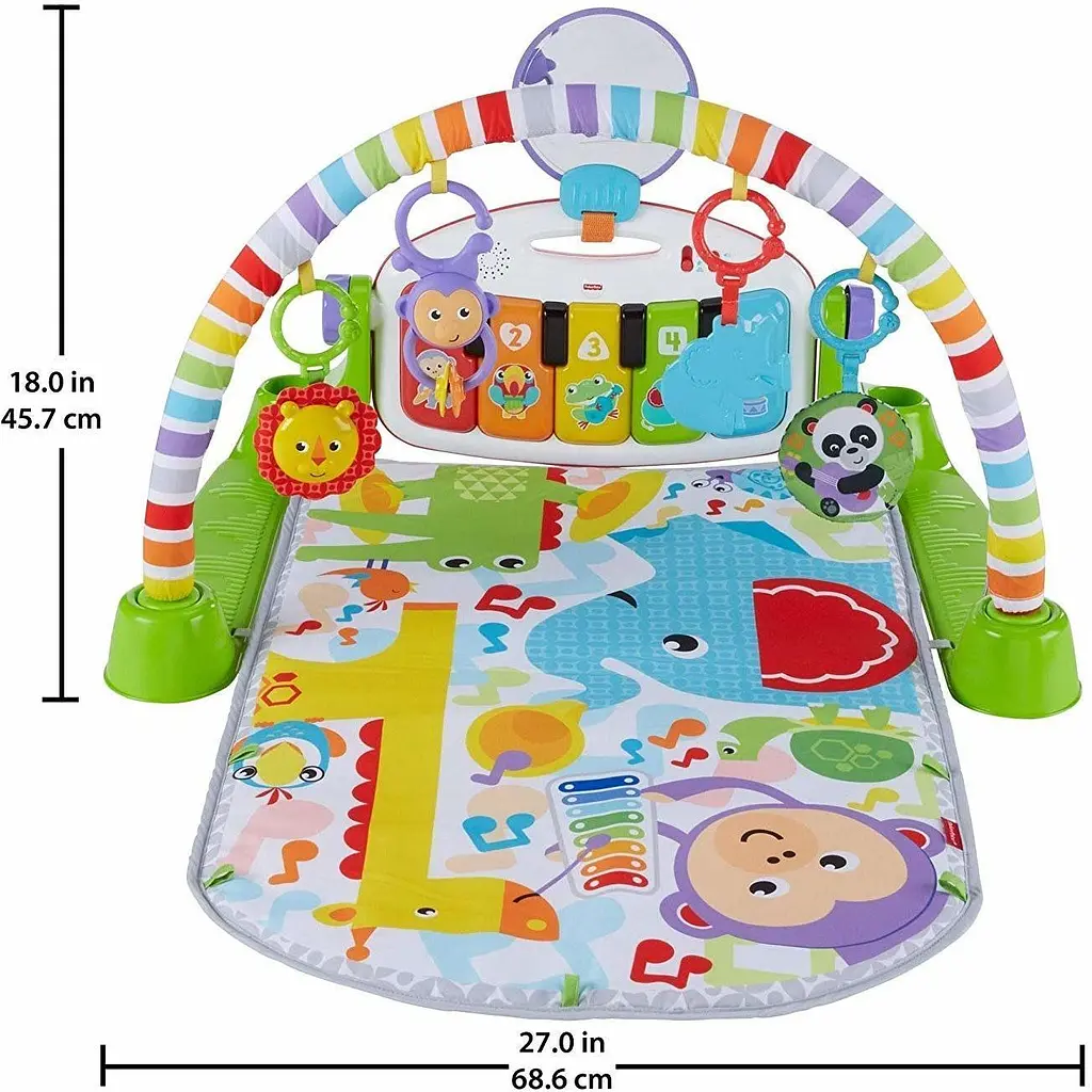 Килимок-ігровий центр Fisher-Price з технологією Smart Stages Натискай та грай, англ. мова (FWT18) - фото 5
