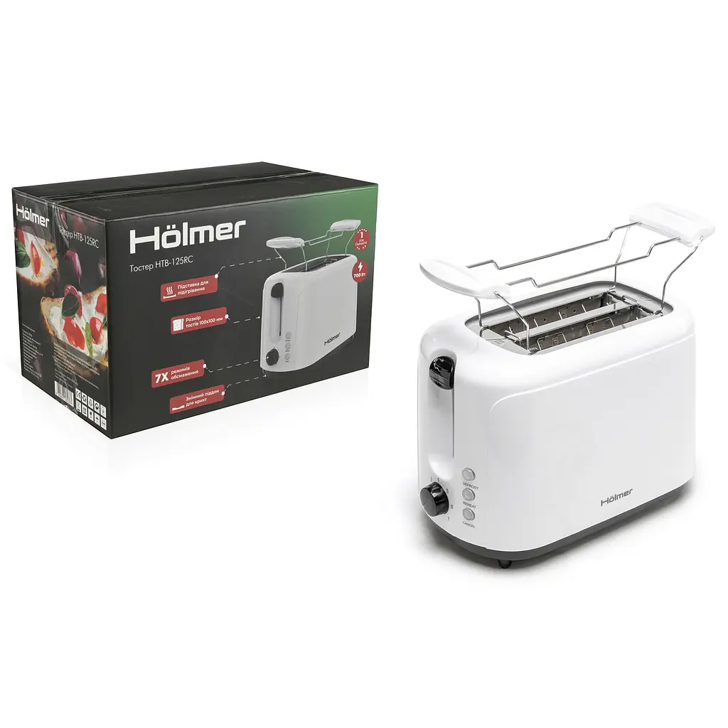 Тостер Hölmer (HTB-125RC) - фото 6